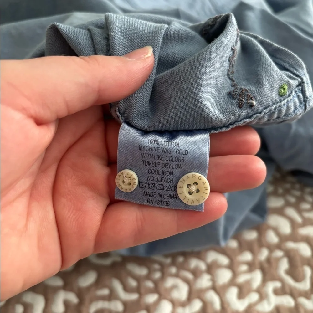 Margaritaville button down long sleeve